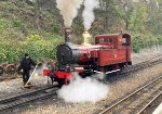 2-4-0T Loch ready to back down to our train.